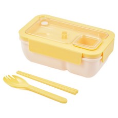 글라스락 클리어캡 런치박스, 크림레몬, 1개