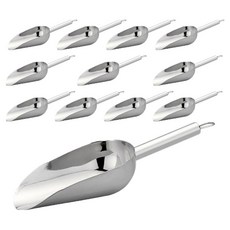 FRIEND COFFEE 不鏽鋼冰鏟, 銀色, 12個