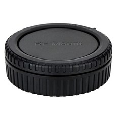 JJC 캐논 카메라 바디캡 RF 마운트 렌즈 뒷캡 세트, 1개, L-RCRF
