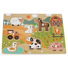 Hi-Panda 手抓板拼圖 動物農場, 1個, 8件