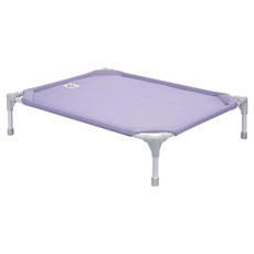 Hongun 寵物方形網狀吊床涼墊摺疊床, 紫色