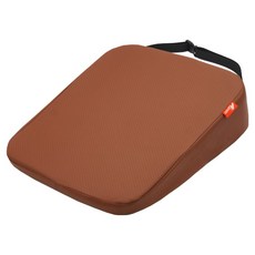 ACEPEED 車用高度調節坐墊 10cm, 1個, 皮革棕色