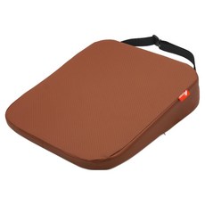 ACEPEED 車用高度調節坐墊 8cm, 1個, 皮革棕色