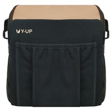 Y-UP 幼兒用嬰兒車攜帶式收納包增高椅, 1個, 淺褐色