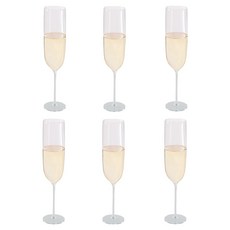 이로울생활 플라스틱 샴페인잔, 150ml, 6개