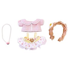 Nayanaya 復古系列 蜂蜜泰迪棉花娃娃衣套組, 1套, 混合色