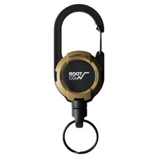 ROOT CO. Gravity 磁力捲線器 Lite, 1個, 狼棕霧面