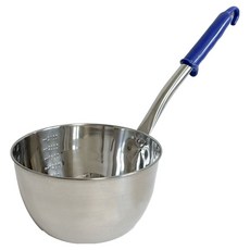 UH홈데코 통샥구 바가지계량 국자, 스텐 + 블루, 1개