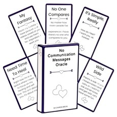 Pickdeal 有趣的塔羅牌, 1個, No Communication Messges Oracle Cards