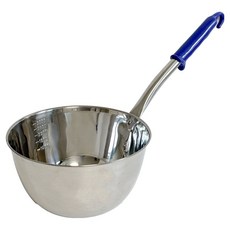 UNIQUE HOUSE HOME DECO 瓢形計量湯勺, 1個, 不鏽鋼 + 藍色