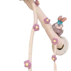 悍妞可愛創意壁掛式冷氣管裝飾兔子 + 20m套組, 1套, 單一商品