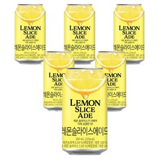 檸檬片氣泡飲, 340ml, 6個