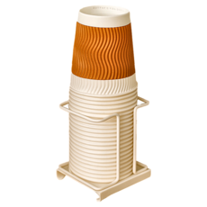 上手家居 立式杯架, 1個, 單杯架