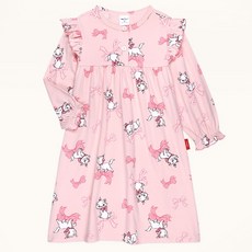 mollimelli friends 女童款迪士尼瑪麗貓蝴蝶結連身睡衣