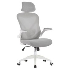 E-home Arno 亞諾 網布可旋轉扶手高背電腦椅 EFC110A-gry, 灰色