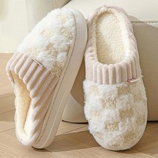 iSFun 包頭保暖室內拖鞋 3839號, 1雙, 白色