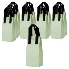 微笑輕便保溫保冷外帶袋, 綠色, 10個