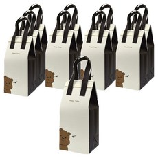 微笑輕量保溫保冷外帶袋, 小熊, 10個