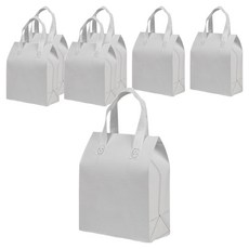 微笑輕量保溫保冷外帶提袋, 白色, 7個