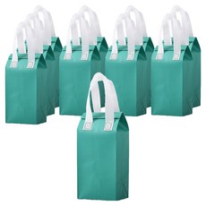 微笑輕便保溫保冷外帶袋, 薄荷綠, 10個