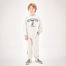 JELISPOON 兒童迪士尼米奇足球束口褲上下衣套裝