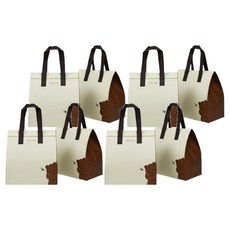 微笑輕便保溫保冷外帶袋, 小熊, 8個