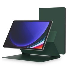 GSB Galaxy Tab 磁吸式書本保護套 超薄保護殼, 綠色