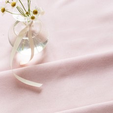 大成纖維Logo& 水洗11支亞麻素色布料, 嬰兒粉, 1個