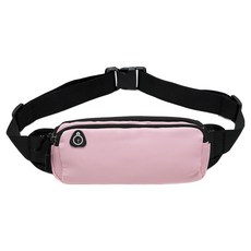 리즈제이니 미니멀 경량 스포츠 힙색, 02 분홍색, 1개