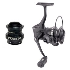 Abu Garcia Max SX全能捲線器淺線軸+輔助線軸, 黑色, MAX SX 1000S
