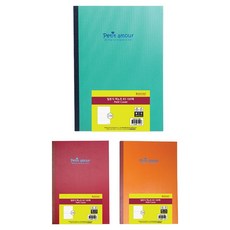 OXFORD B5 100매 Petit Cover 일본식 펴노트 3종 세트, 랜덤발송, 1세트