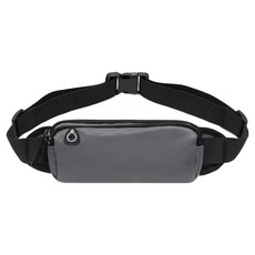 리즈제이니 미니멀 경량 스포츠 힙색, 05 회색, 1개