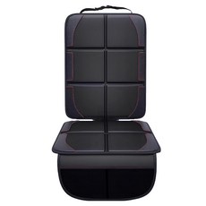 GoodGoodShop 防損傷汽車座椅保護墊, 黑色, 1個