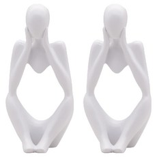 Misoroun 奢華創意居家飾品 迷你裝飾品 Mini Focus 2入, 白色