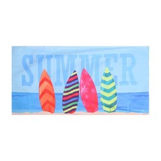 吸水速乾沙灘巾/超細纖維雙面絨游泳浴巾/海灘巾/防曬披肩, 1個, 帆船