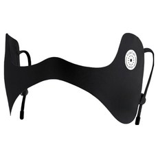 액티제노 야외 등산 골프 나비형 마스크, 블랙, 1개
