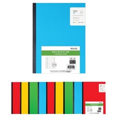 OXFORD B5 24매 Colorpop cover 일본식 펴노트 10p 세트, 랜덤발송, 1세트