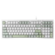 g-clicker OFFICEPRO Silence M RGB 全潤滑靜音 98鍵有線鍵盤, OPK50, 格林威治 CR1, 製造商軸