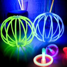 Party Club 夜光棒陀螺 2入 + 球 2入組合, 1套, 隨機出貨