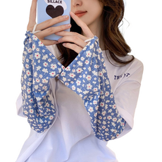글로어스 작업용 팔토시 2p, 썸머 플라워
