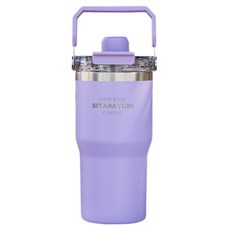 Sitarayuri 二代磁吸手提保溫杯, 紫色, 600ml, 1個