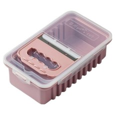 HONCITY 多用途切片保鮮盒(附切割器) 3L, 粉色的, 1