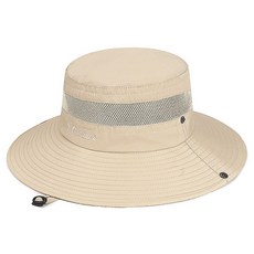 아티렐 심플컬러 통기성 큰챙 등산 모자, 베이지