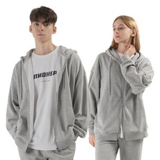 피아네르 에센셜 오버핏 투웨이 후드집업 일반