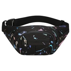 리즈제이니 여성용 큐티 힙색 크로스백, 02 검은색, 1개