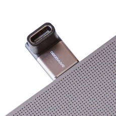 BARABOGO Curve-C USB4 Type-C 彎角轉接頭 90度 CtoC 轉換適配器 Thunderbolt 4 曲線C側邊轉接頭, 1個, 單一商品