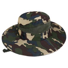아티렐 로프 위장 대형챙 등산 낚시 모자, 다크그린