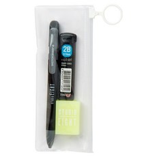 스튜디오에잇 2B드로잉 시험마킹용 홀더 샤프 + 지우개 + 샤프심 세트 블랙, 1세트, 0.7mm