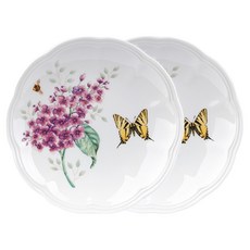 Lenox 雷諾克斯 蝶舞花園派對盤 16cm, 虎鳳蝶, 2個