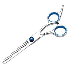 Mareb 寵物毛髮打薄剪刀 17cm, 1個, 藍色